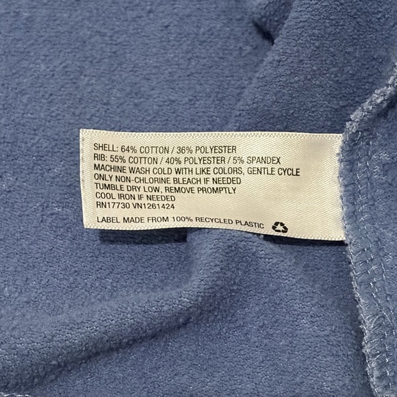 Wild Fable Women’s Cropped Zip Up Blue Hoodie With Pockets Size Small - Picture 4 of 6